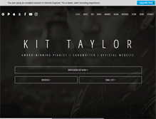 Tablet Screenshot of kittaylor.net